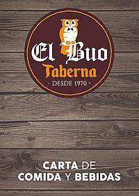 carta Taberna Terraza El Buo valdemoro