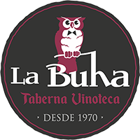 logo vinoteca la buha valdemoro