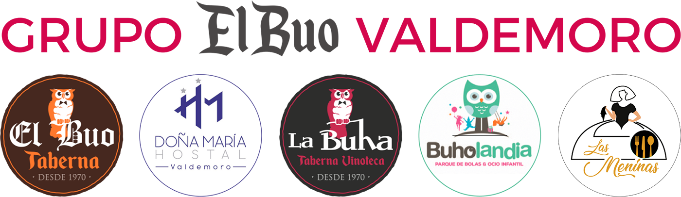 logo grupo el buho valdemoro la buha el buo buholandia hostal doña maria